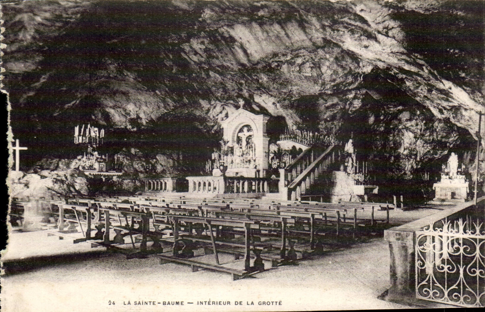la Sainte Baume CPA Interieur de la grotte