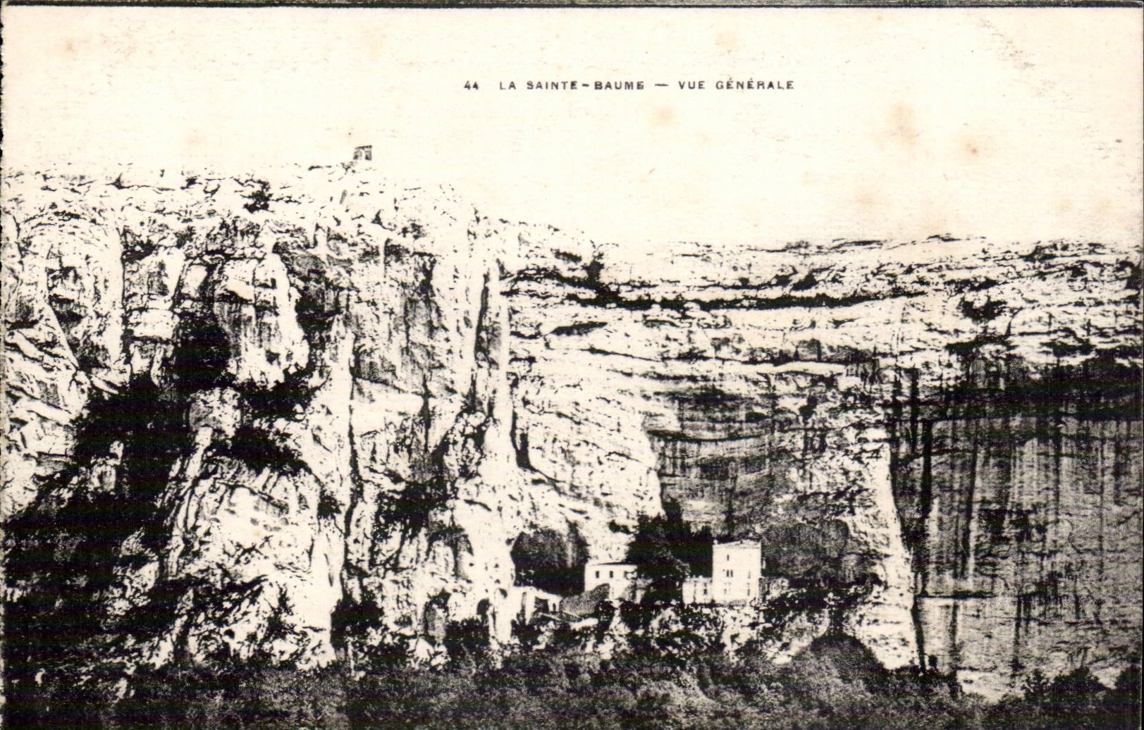 la Sainte Baume CPA Vue generale