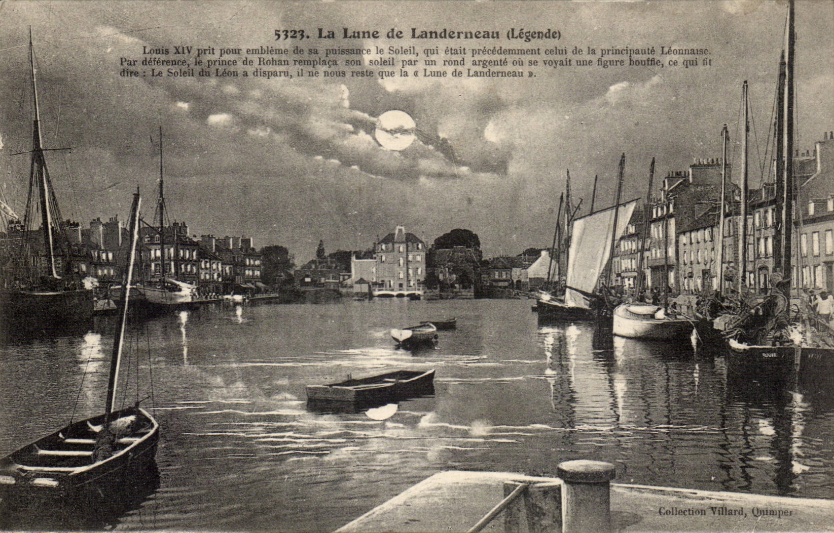 CPA the moon of landerneau (legend)