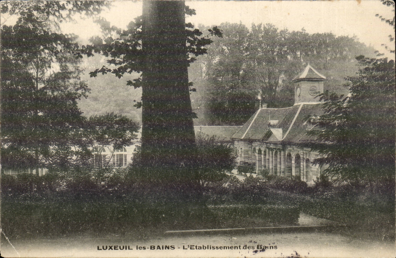 Luxeuil les Bains CPA Establishment of the baths