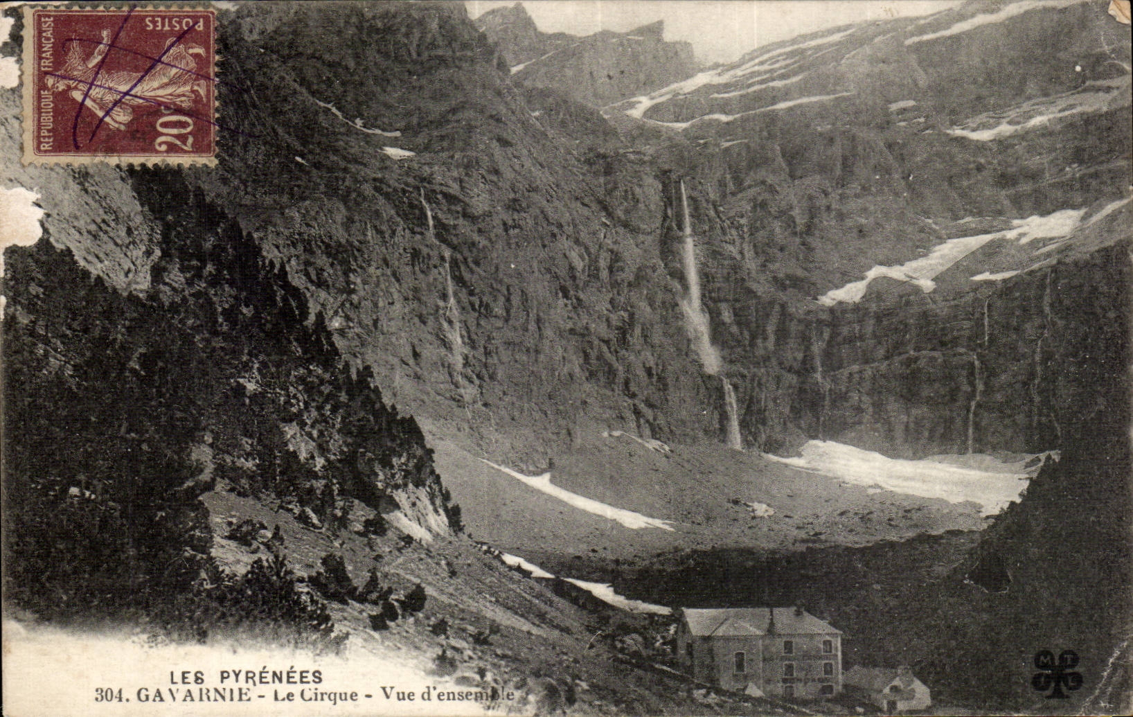 Gavarnie CPA the circus Overall picture