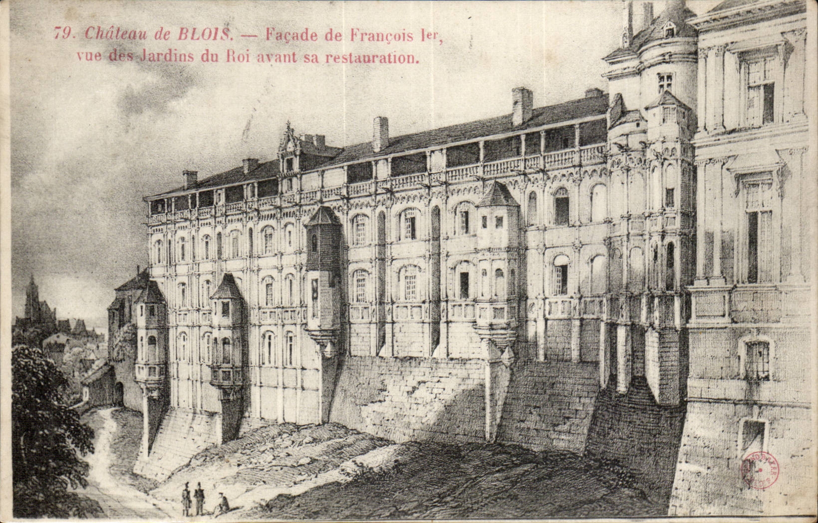 Blois CPA Facade de Francois 1er 