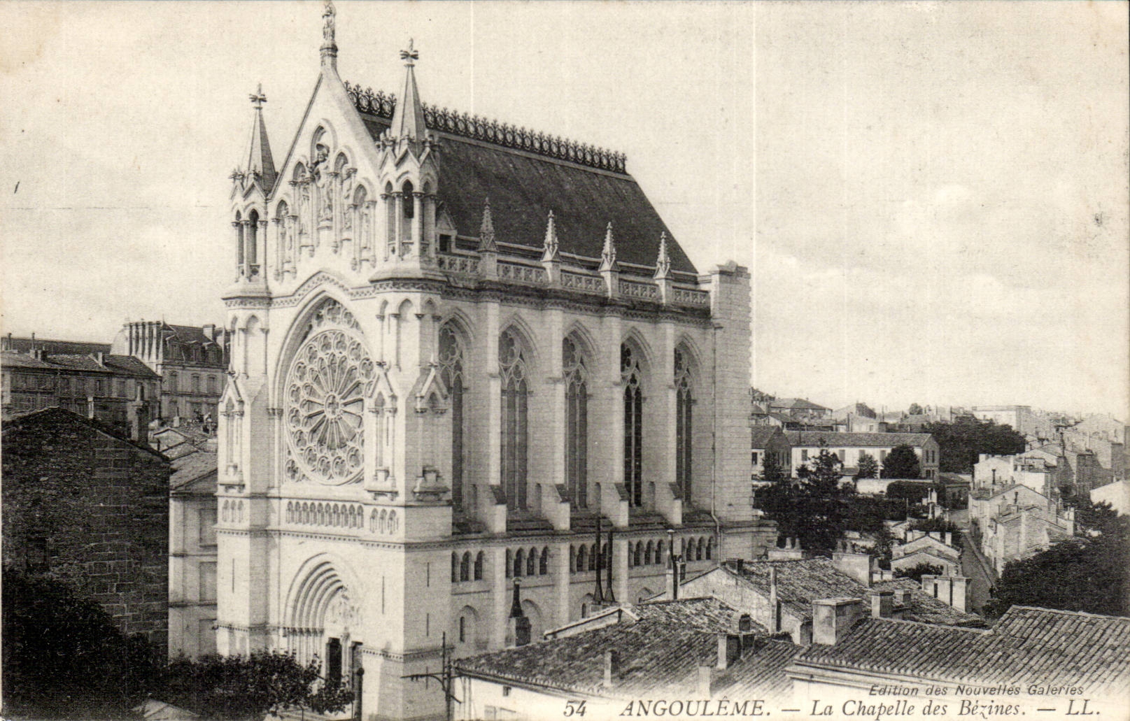 Angoulême CPA die Wolbung von Bezines