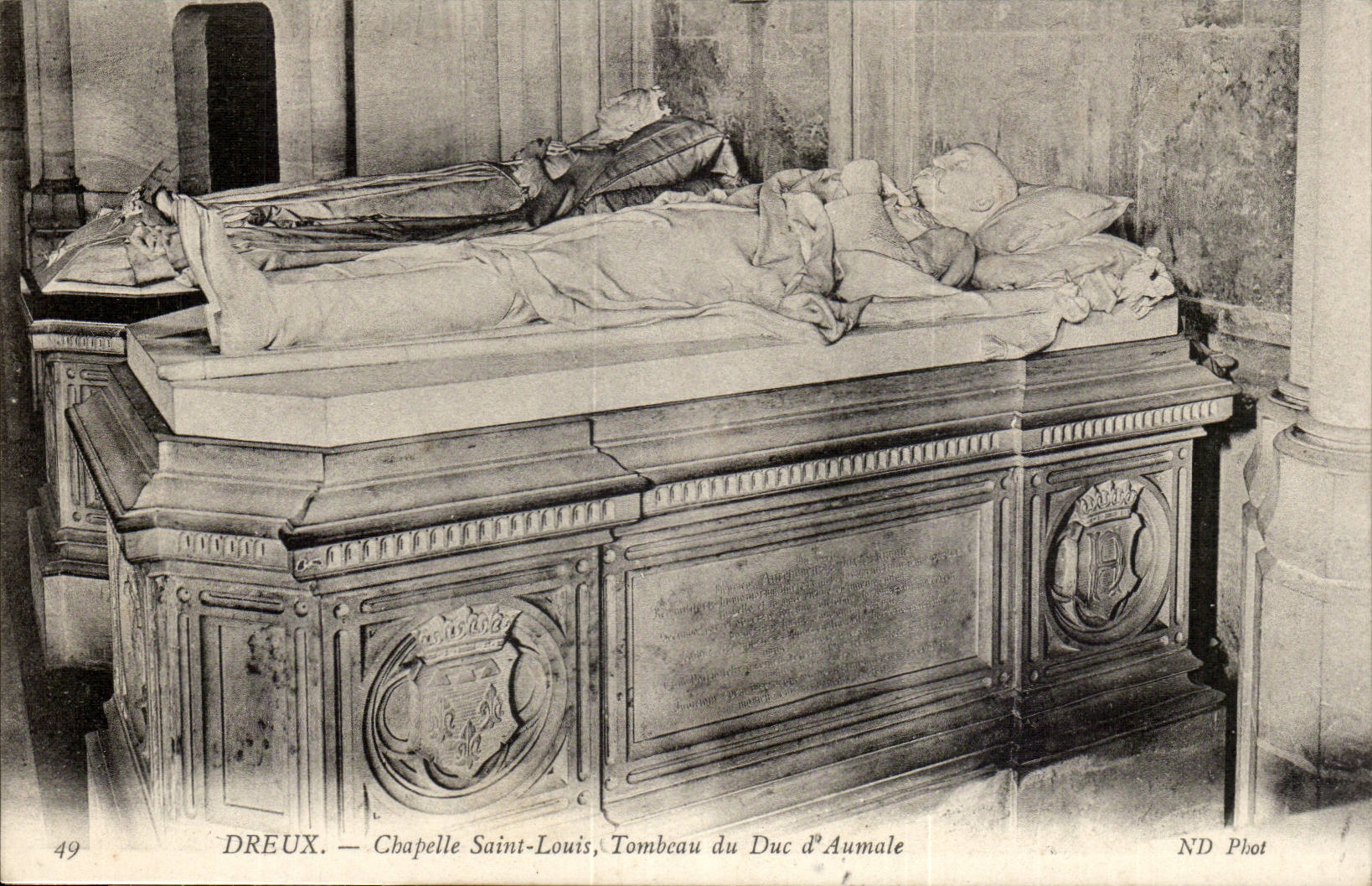 Dreux CPA Chapelle Saint Louis Tombeau du duc d'Aumale