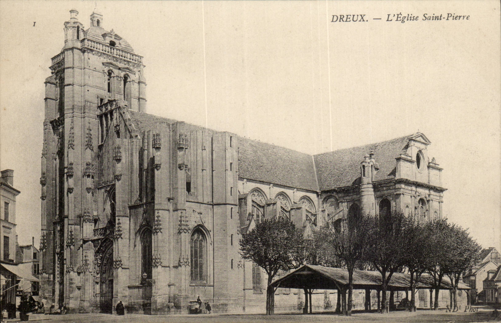Dreux CPA L'eglise Saint Pierre