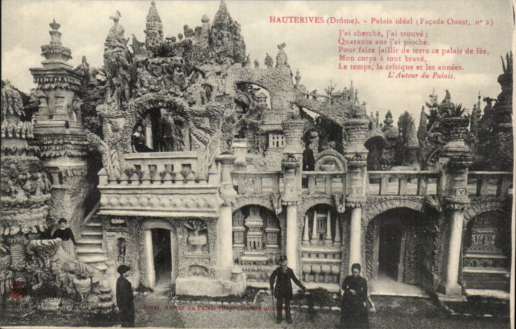 Hauterives CPa Palais ideal 