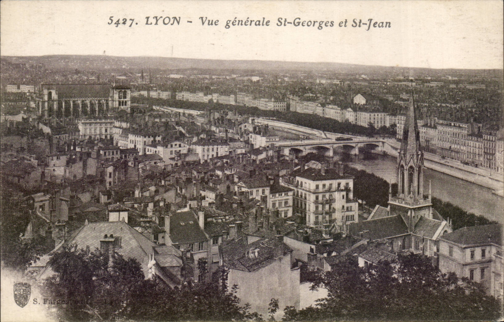 Lyon CPa View St Georges and St Jean