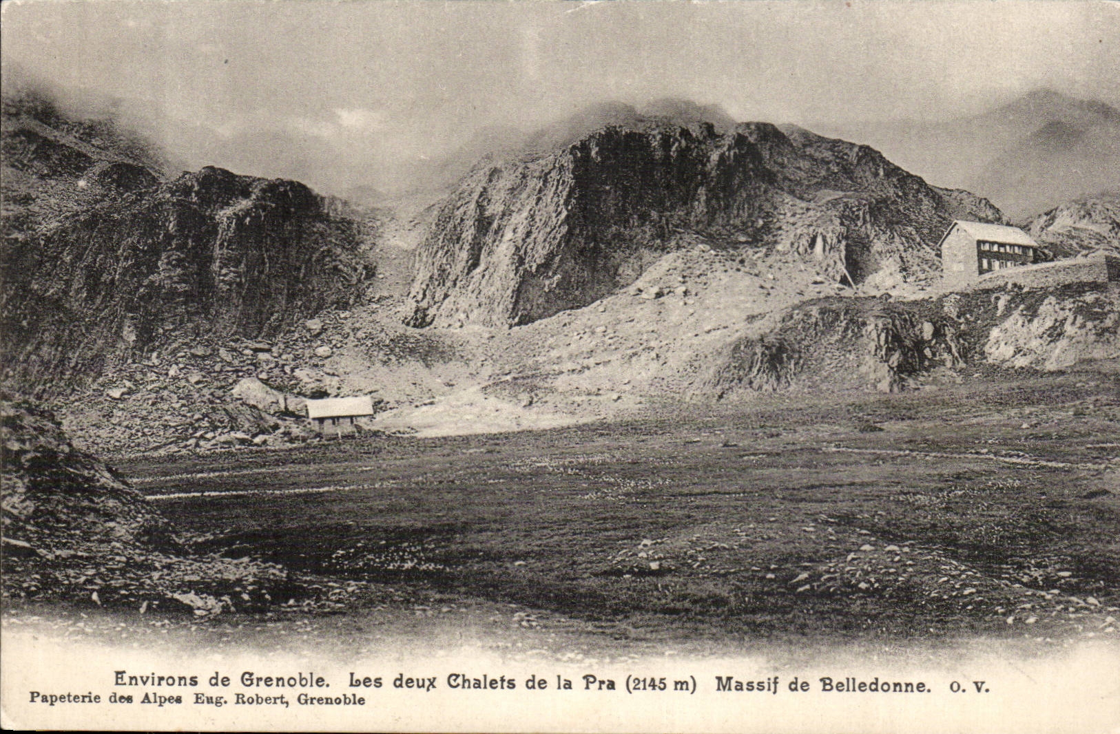 Surroundings of Grenoble CPA two country cottages of Pra Mountain of Belledonne