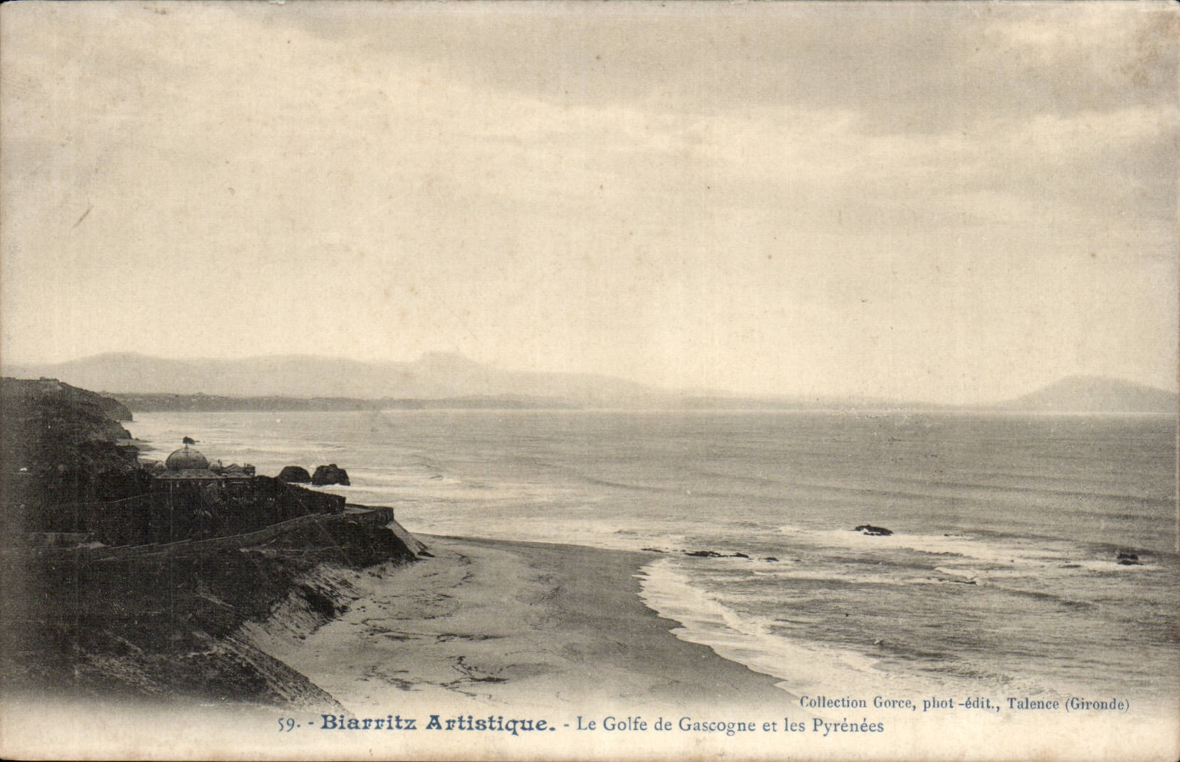 Biarritz CPA Le golfe de Gascogne et les Pyrenees