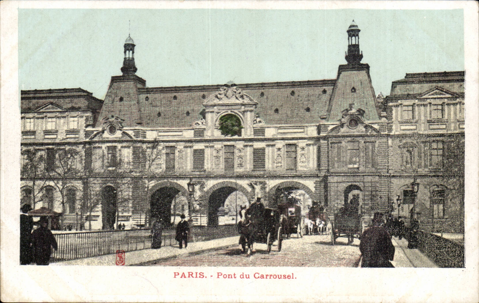 Paris CPA Pont du carrousel