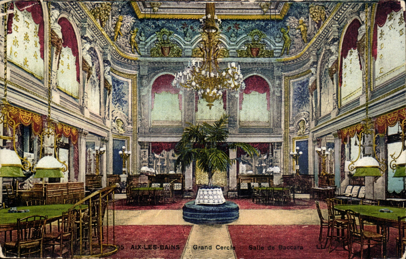 Aix les Bains CPA Grande rings Salle of Baccara