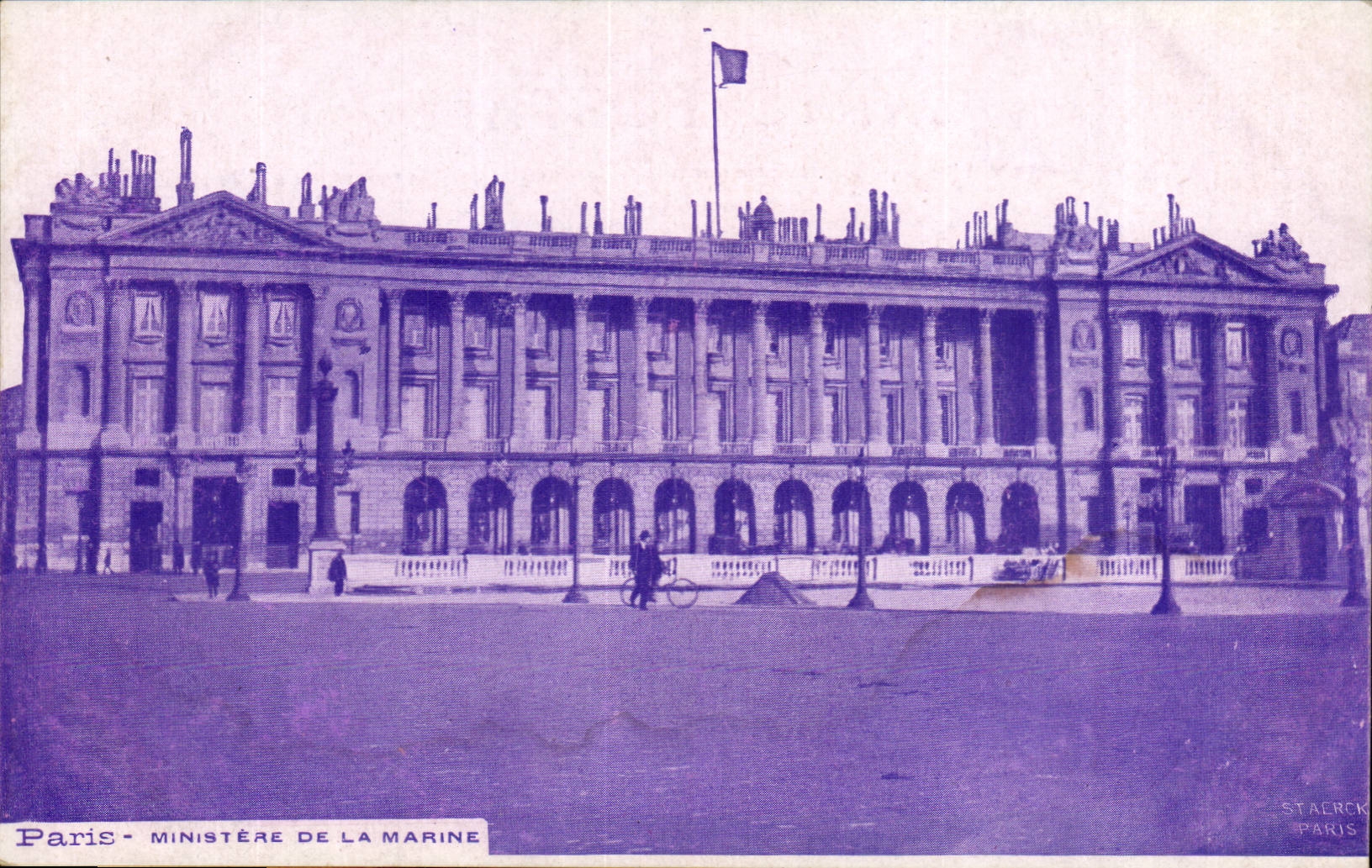 Paris CPA Ministere de la marine