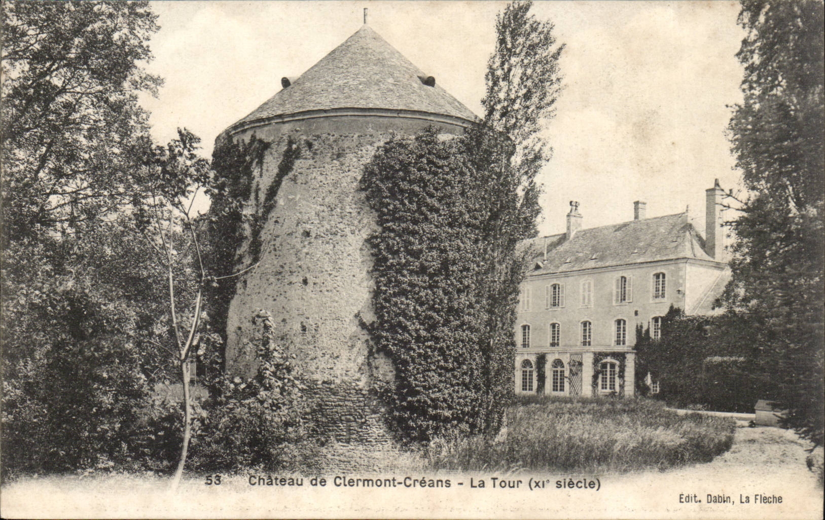 CPA Schloss von Clermont Creans der Aufsatz