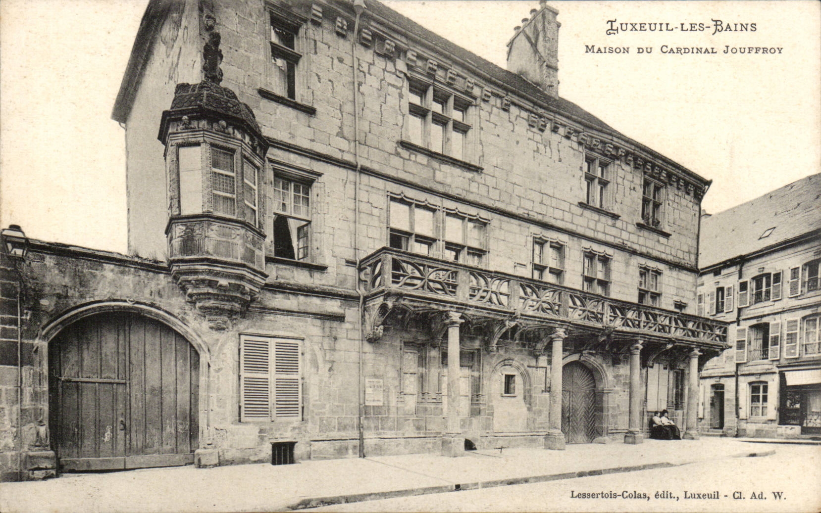 Luxeuil les Bains CPA house of the Jouffroy cardinal