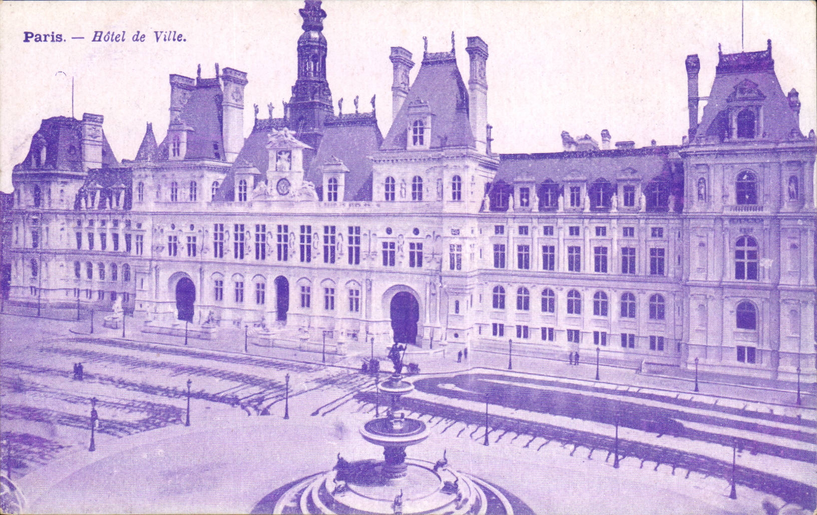 Paris CPA Hotel de ville