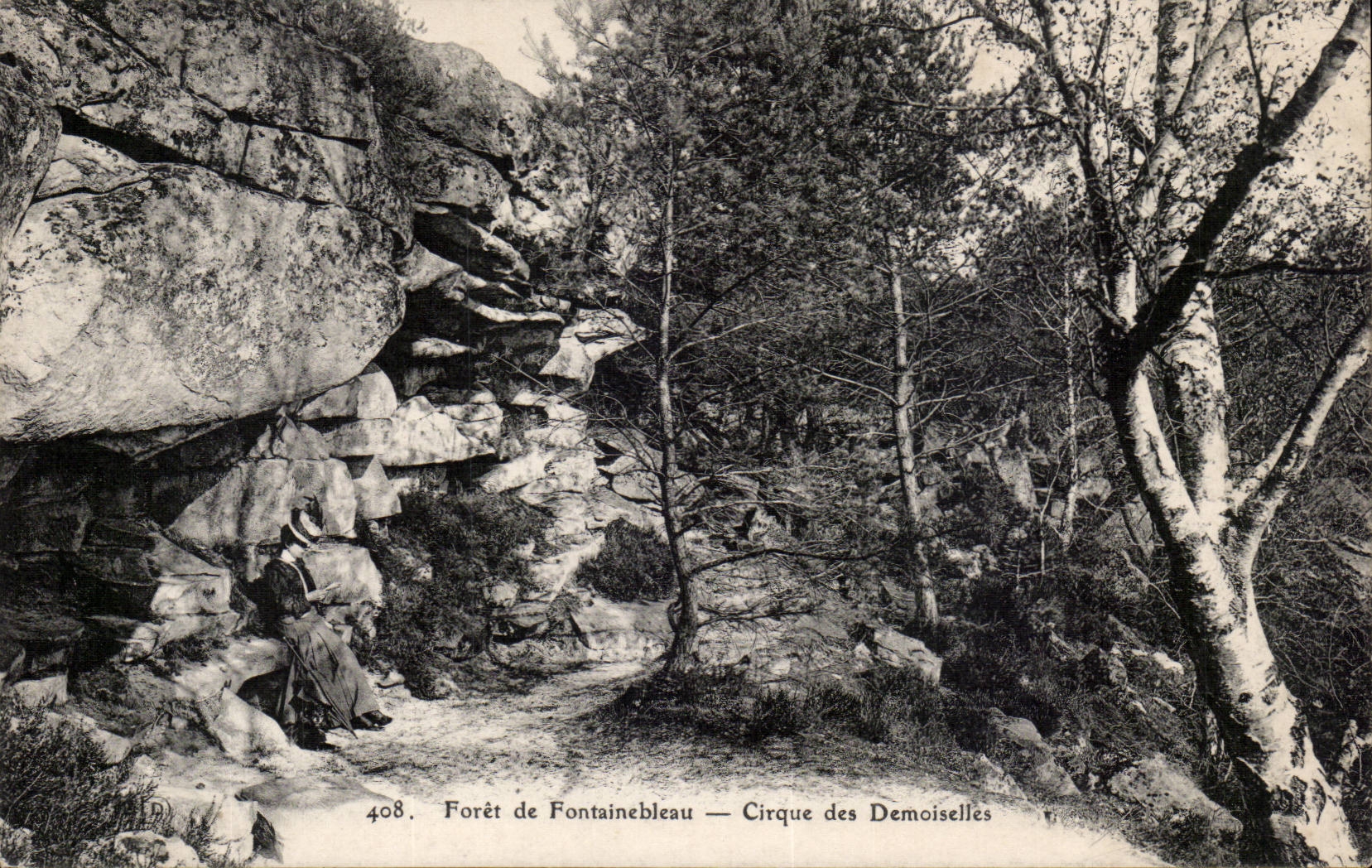 Drill of Fontainebleau cPA Circus of the young ladies