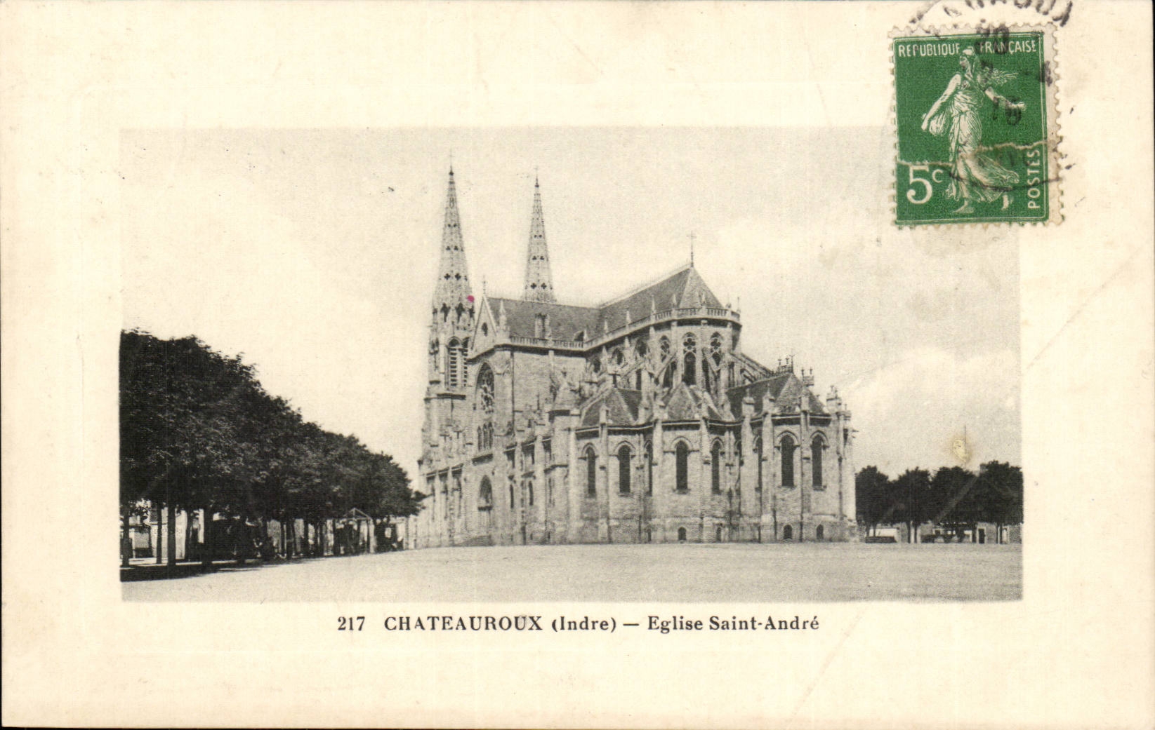 Chateauroux CPA Church Saint Andre