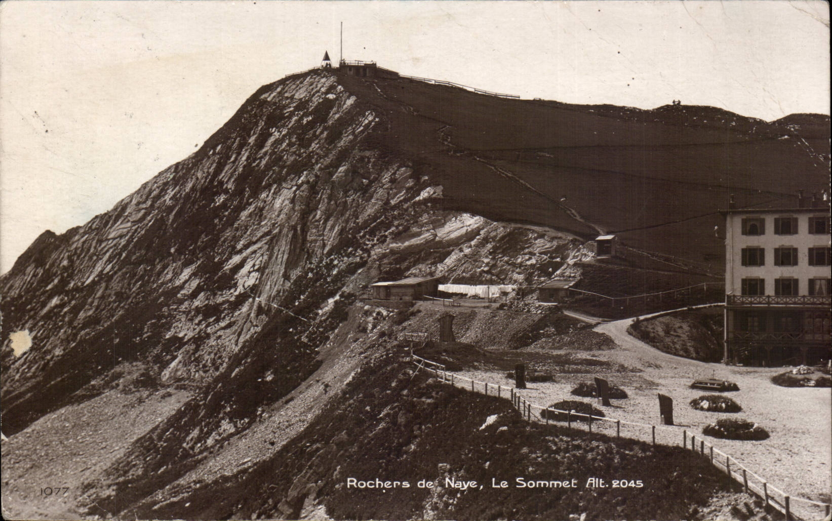 Suisse CPA Rochers de Naye Le sommet