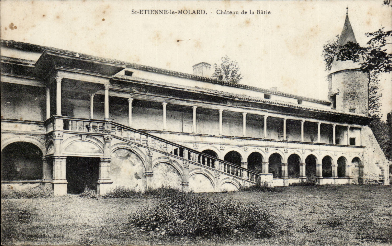 Saint Etienne molard CPA Castle of Built