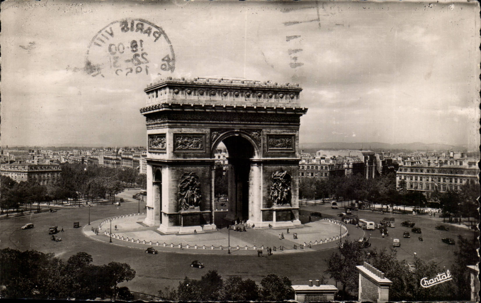 Paris CPA the place of Etoile