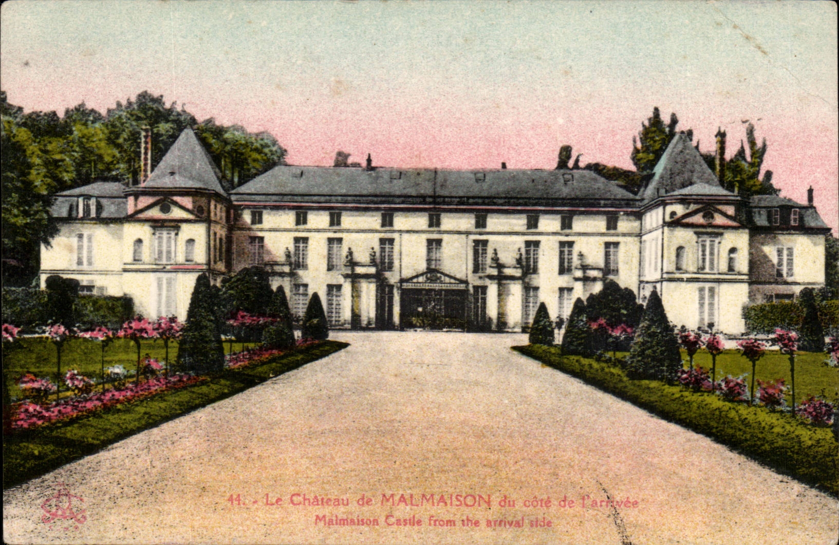 CPA Castle of Malmaison of the dimension of the arrival