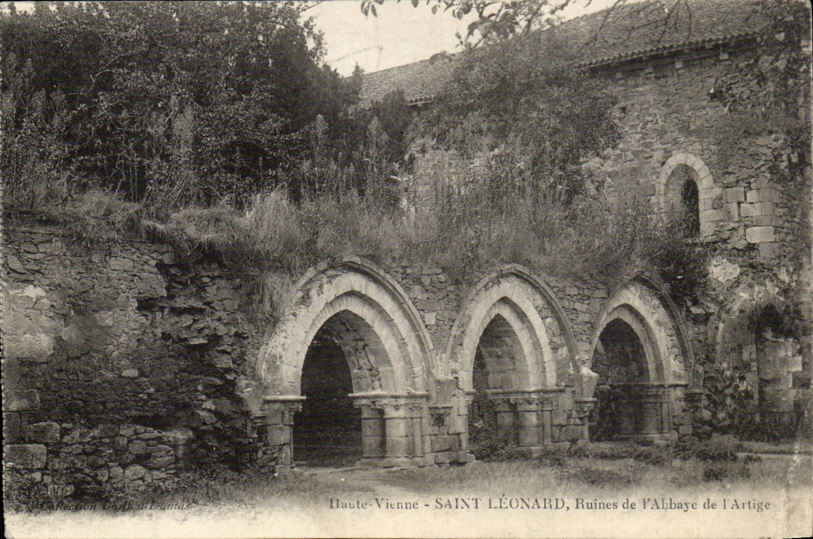 Saint leonard CPA Ruins of the abbey of the artige