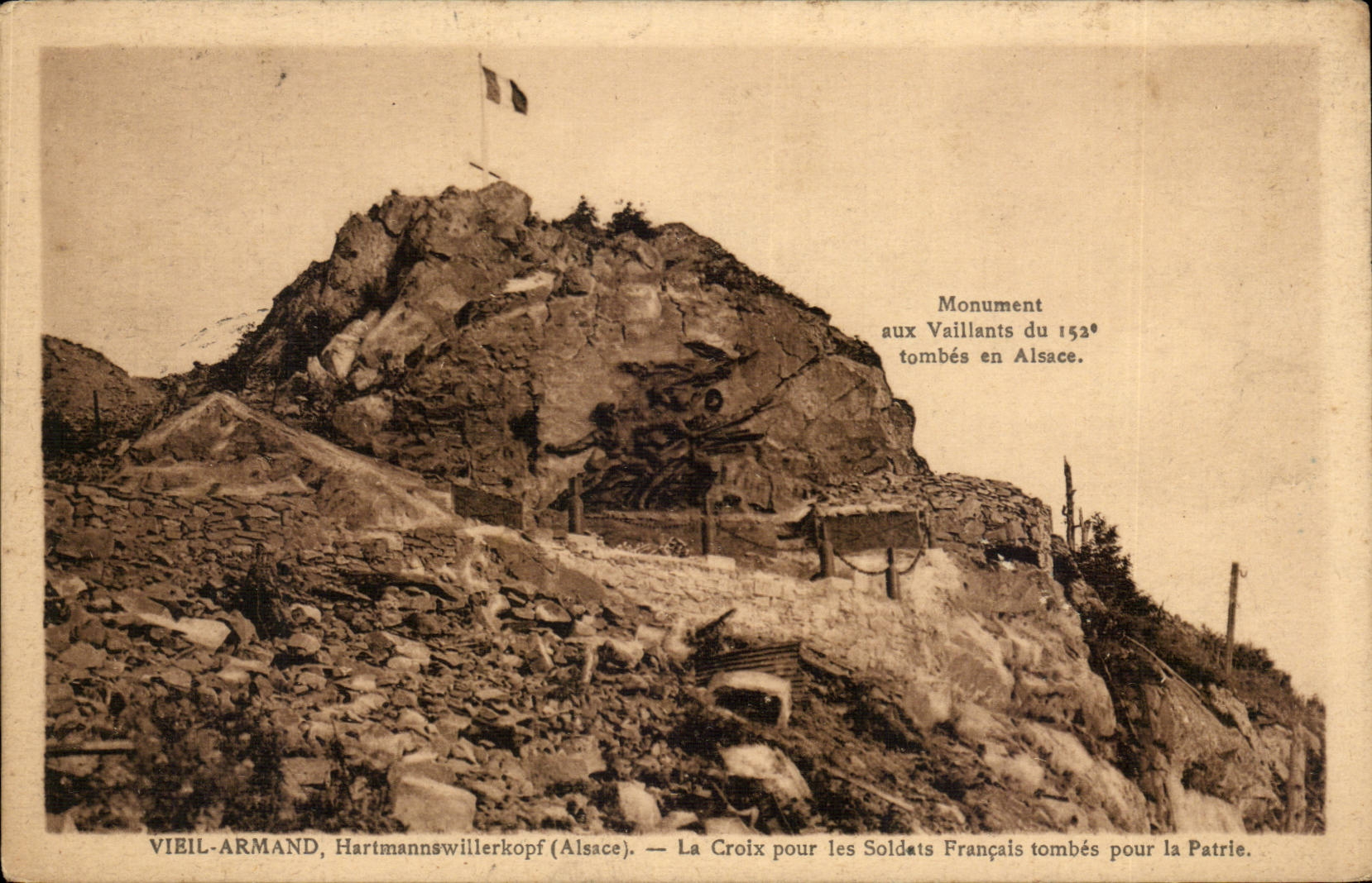 Viel Armand CPA the cross for the French soldiers tombs for the fatherland