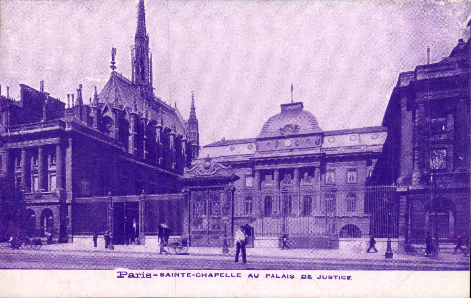 Paris CPA Sainte Chapelle au palais de justice
