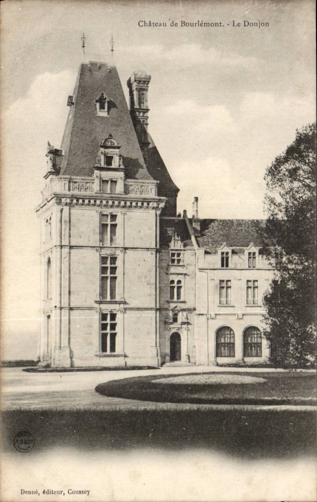 CPA Castle of Bourlemont the keep