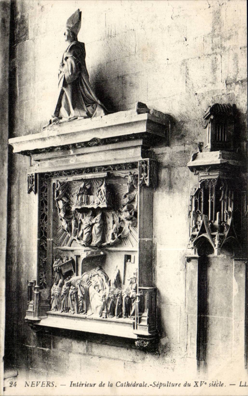 InnenNevers CPA der Kathedralebeerdigung von 15