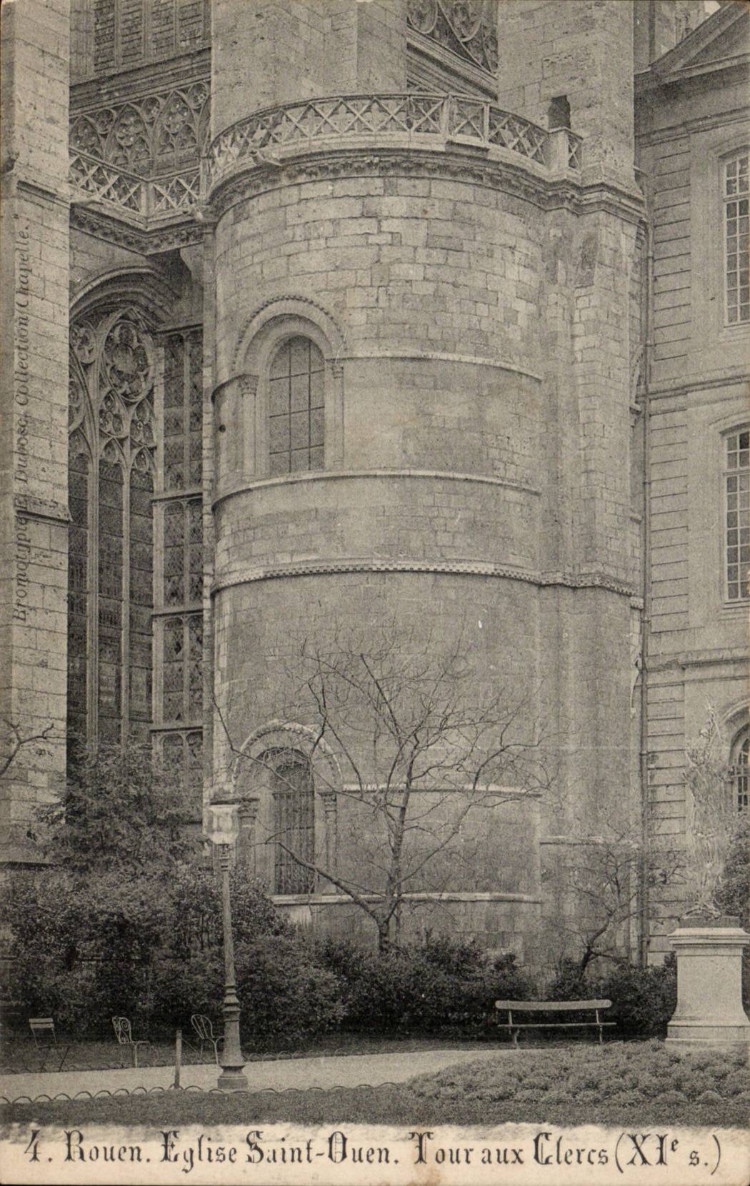 Rouen CPA Church Saint ouen Turn with the clerks