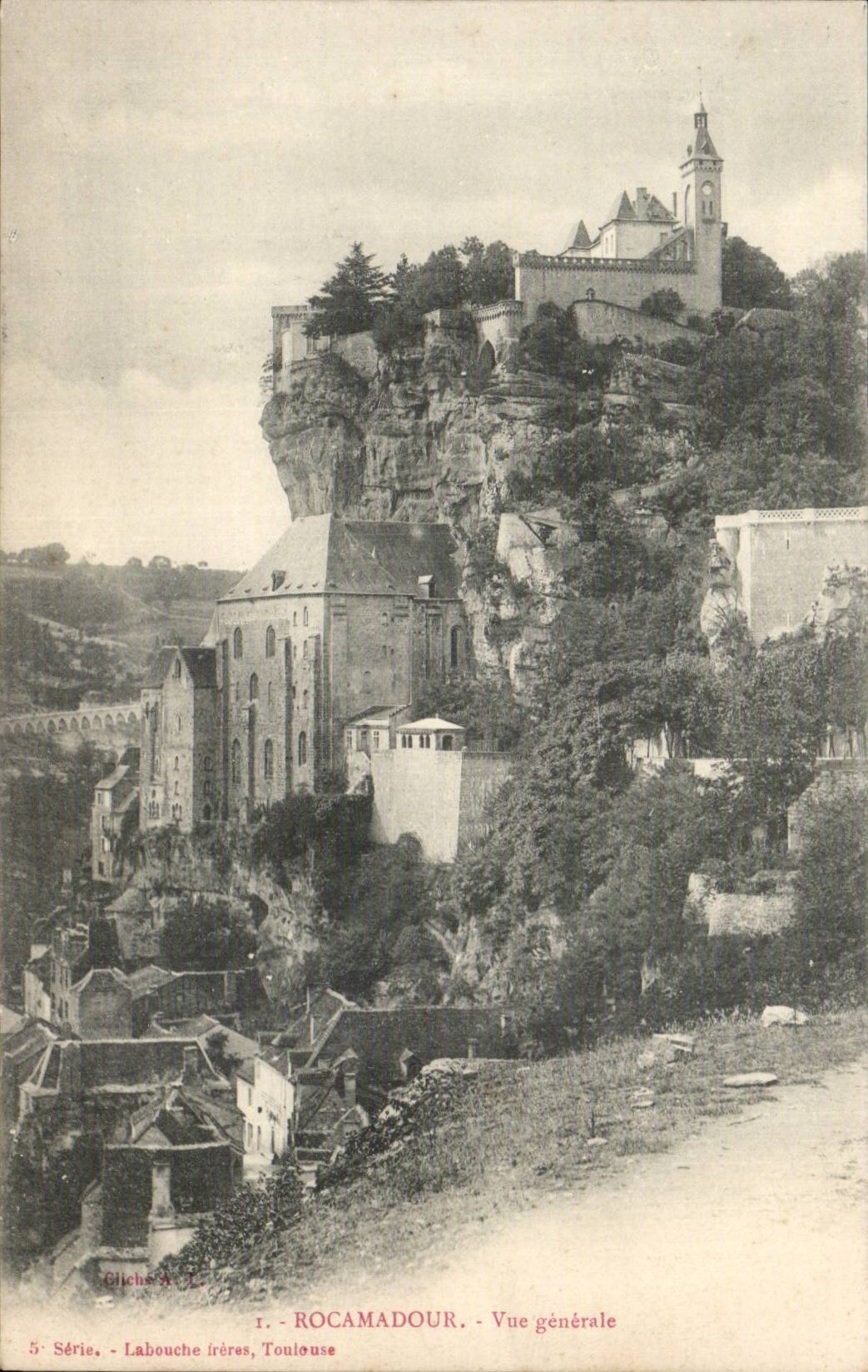 Rocamadour CPA Vue generale