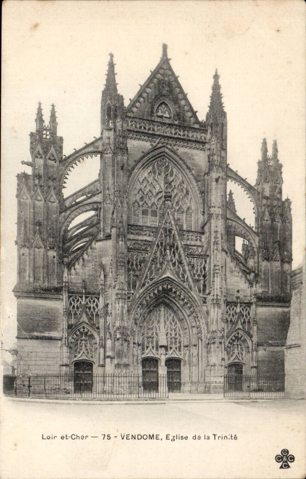 Vendome CPA Eglise de la Trinite