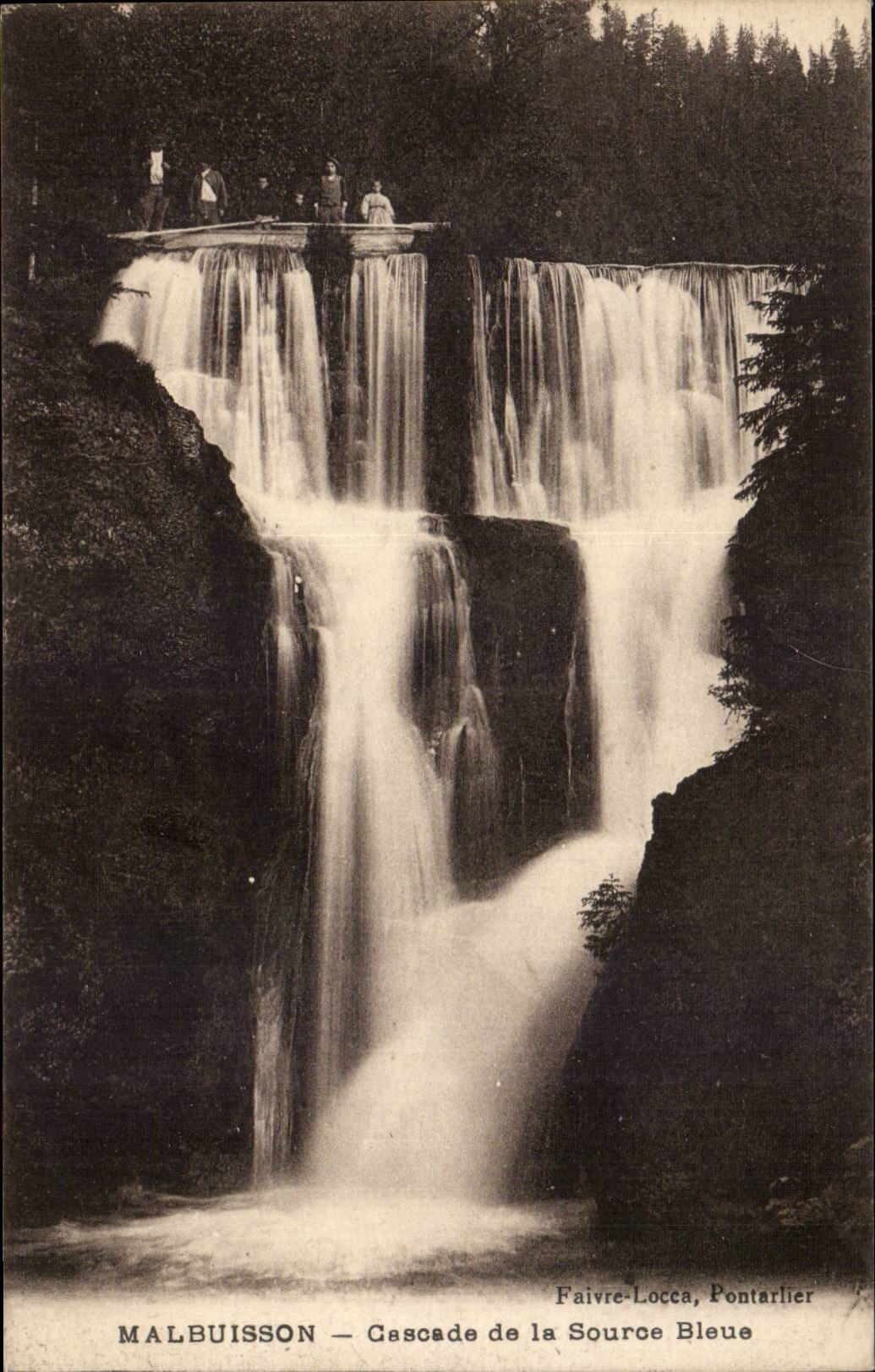 Malbuisson CPA Cascades of the blue source