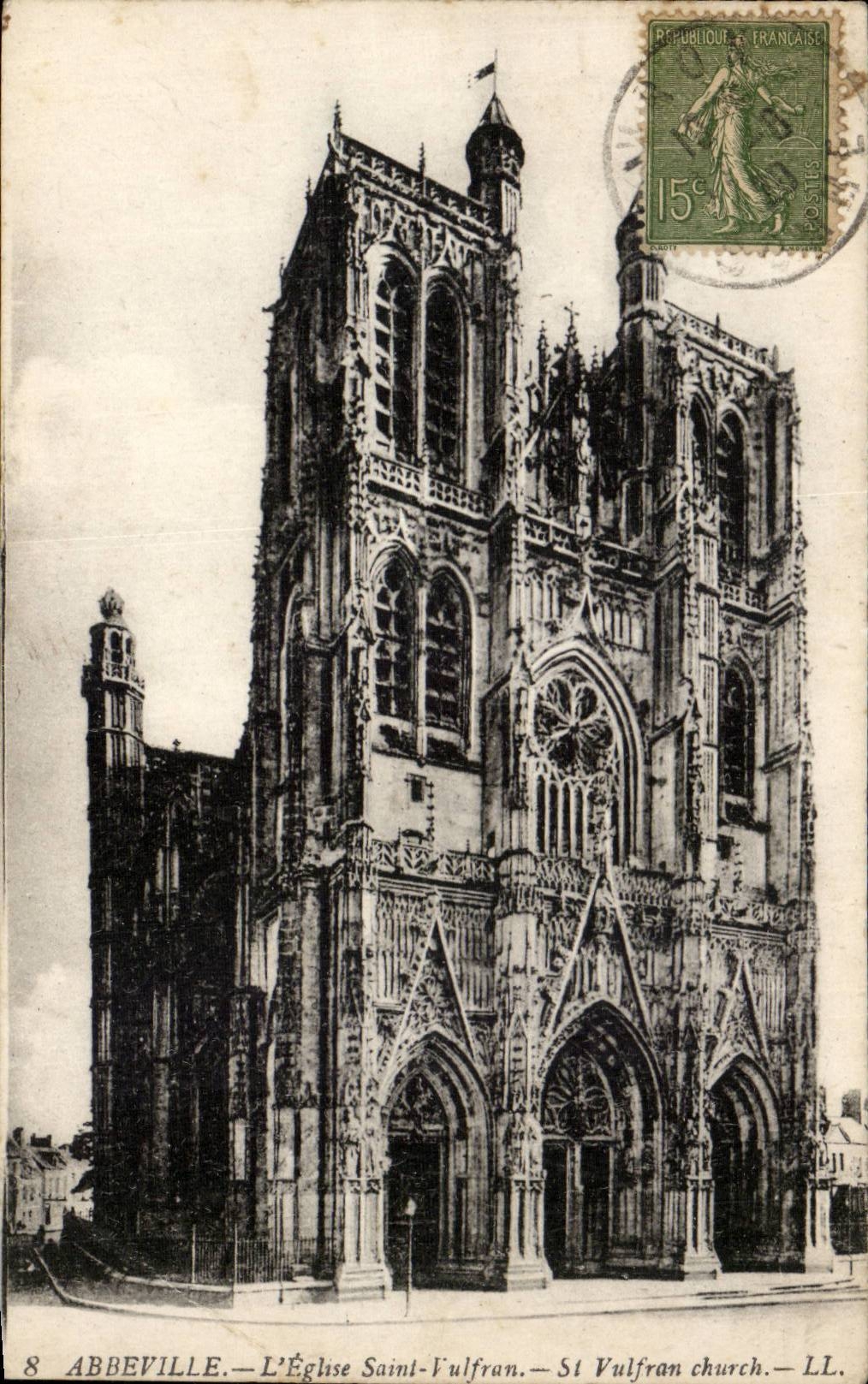 Abbeville cPA the church Saint Vulfran