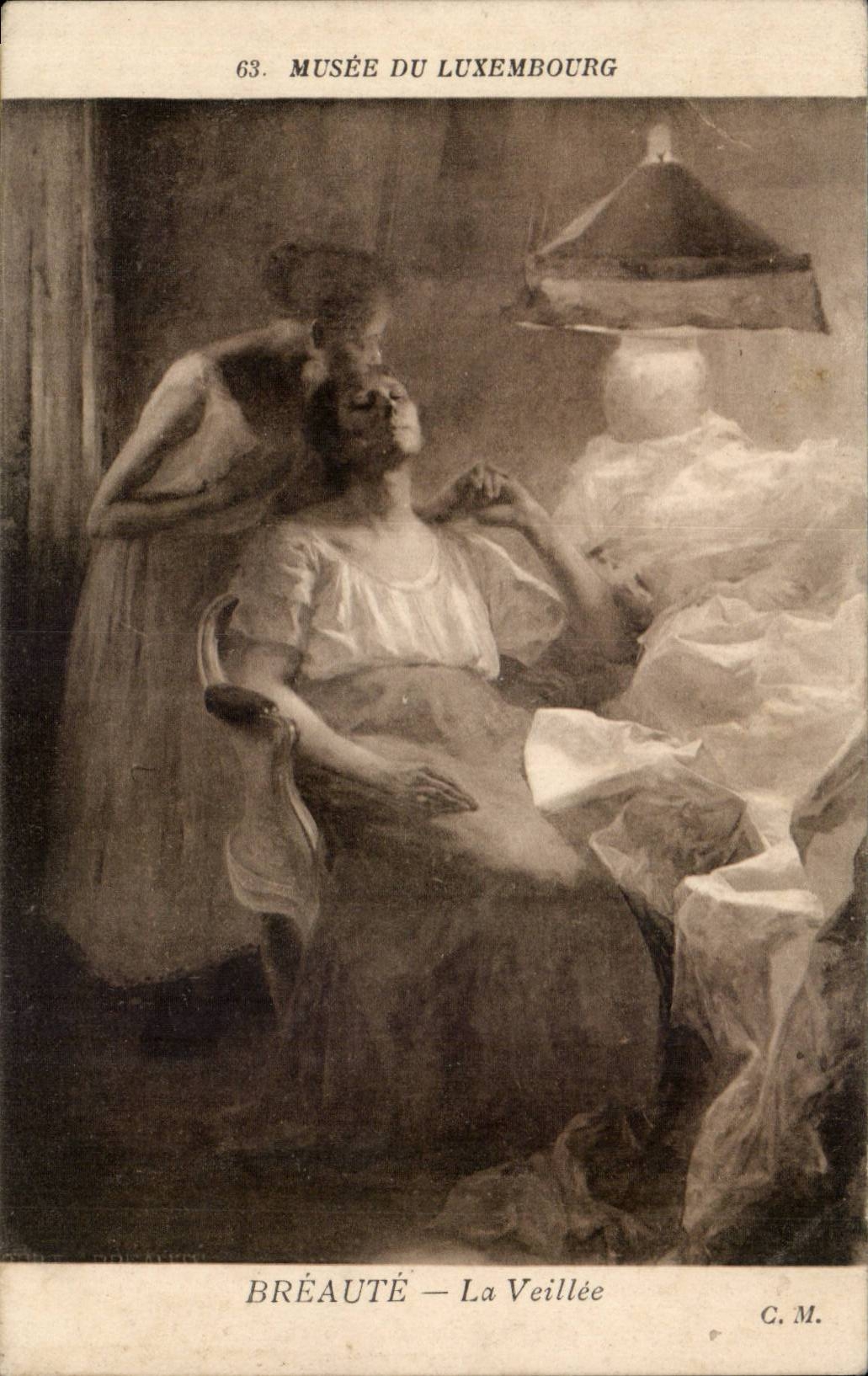 Breaute CPA La Vaillee Musee de Luxembourg 