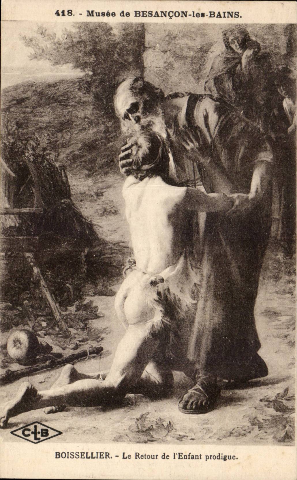 Boissellier CPA le retour de l'enfant prodige Musee de Besancon les Bains