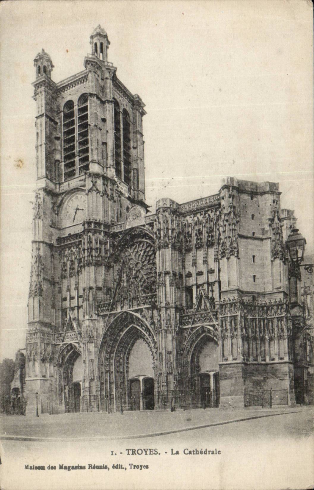 Troyes - the Cathedral - CPA
