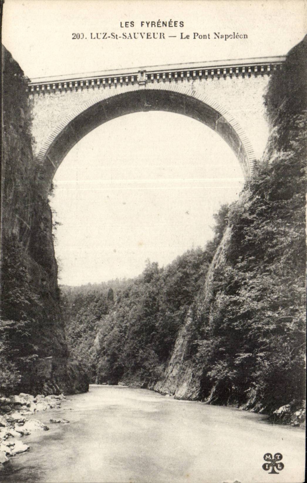 Luz St Saver - the Napoleon Bridge - CPA