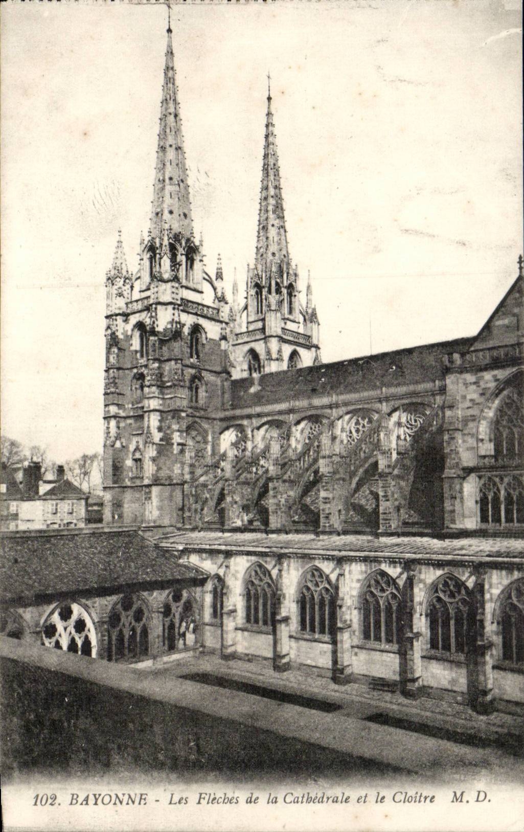 Bayonne - Arrows of the Cathedral and the Cloister - CPA