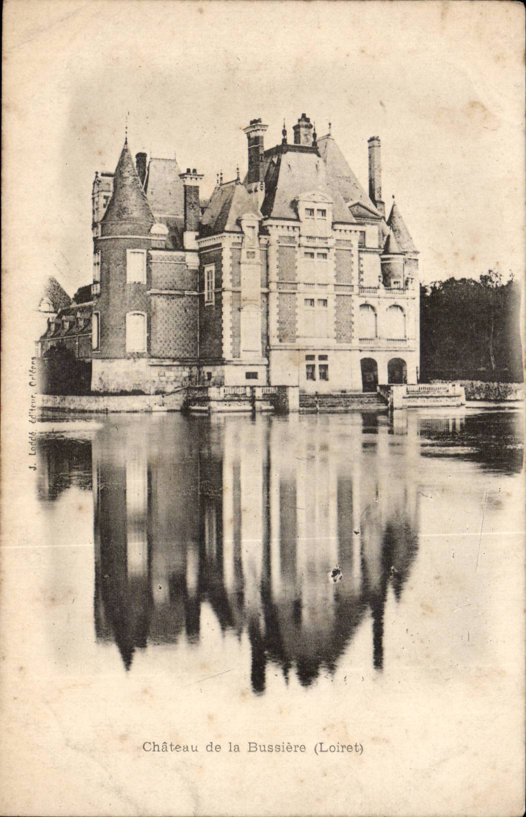 Castle of Bussiere - CPA