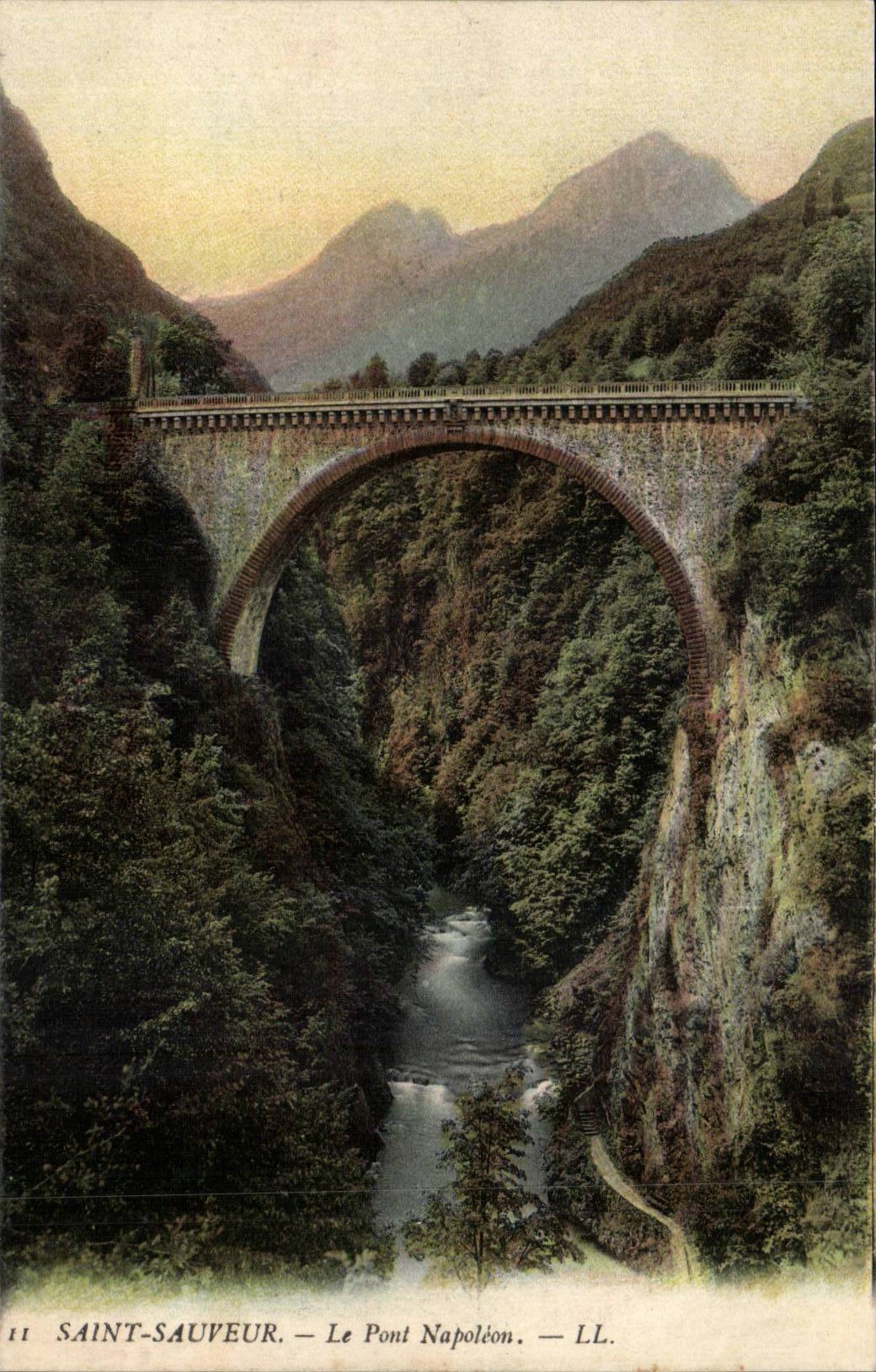 Saint Saver - the Napoleon Bridge - CPA