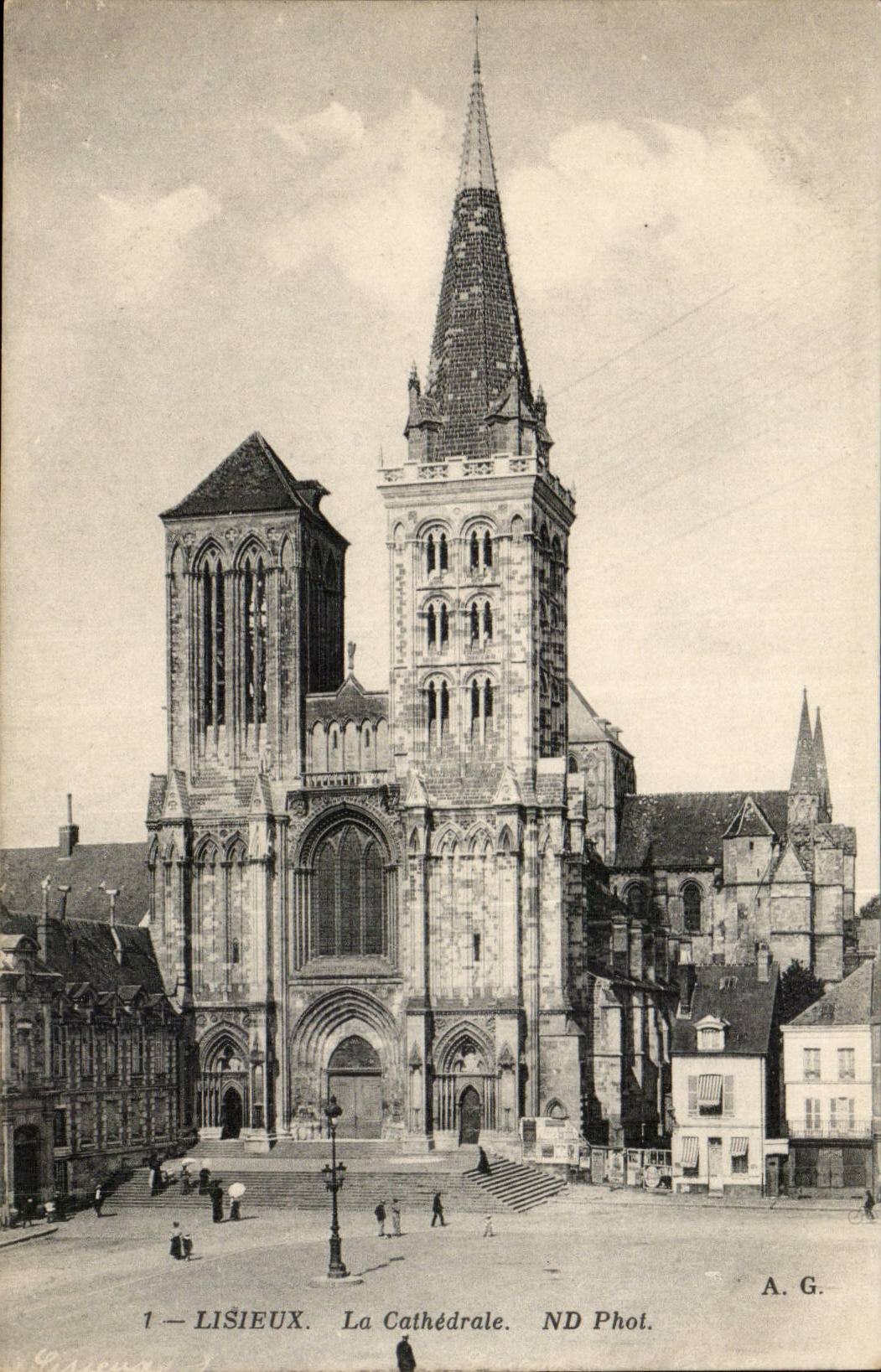 Lisieux - die Kathedrale - CPA