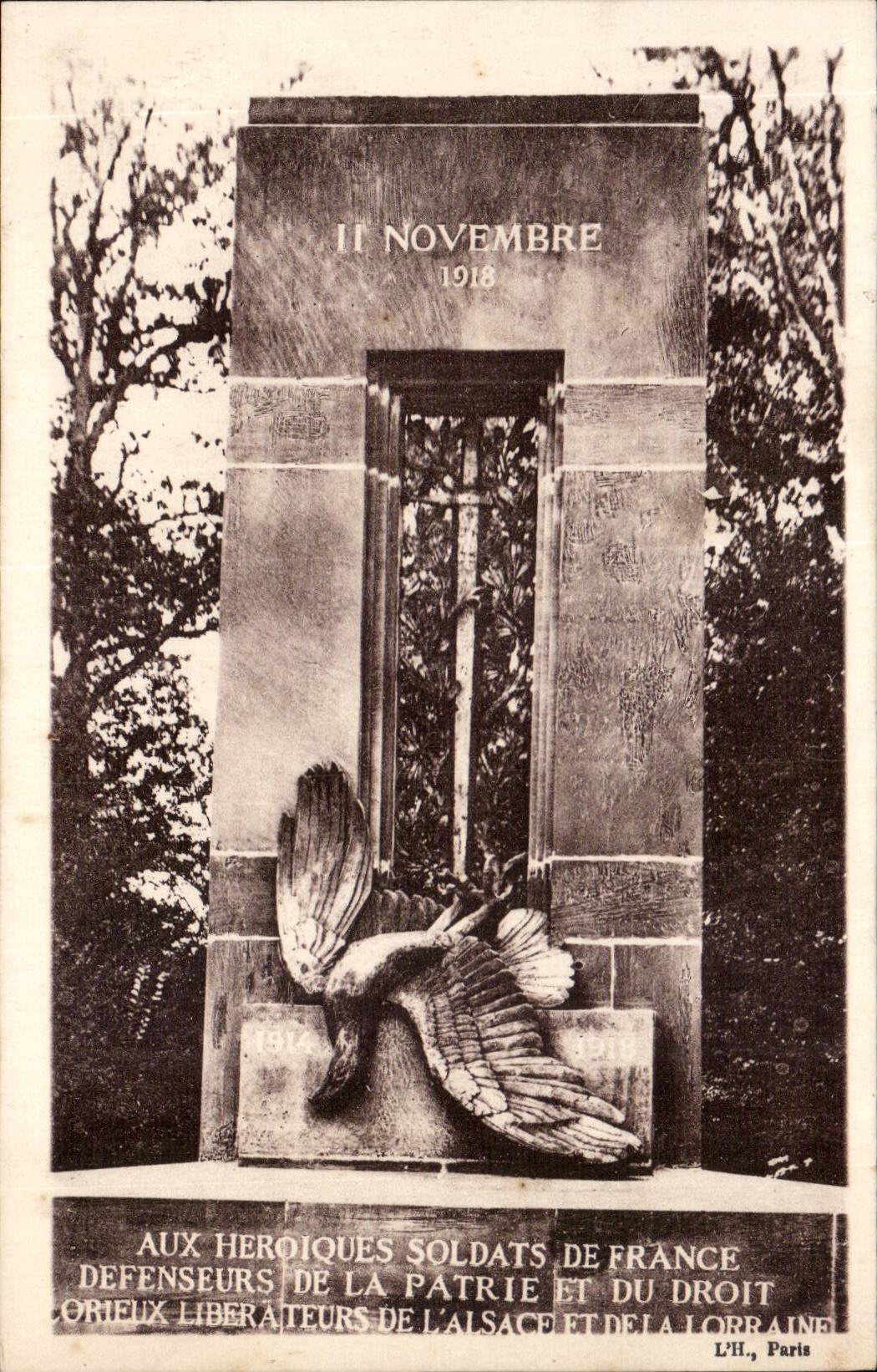 Bohrgerat von Compiegne - Reinigung des Waffenstillstands - Denkmal des Seemanns - CPA