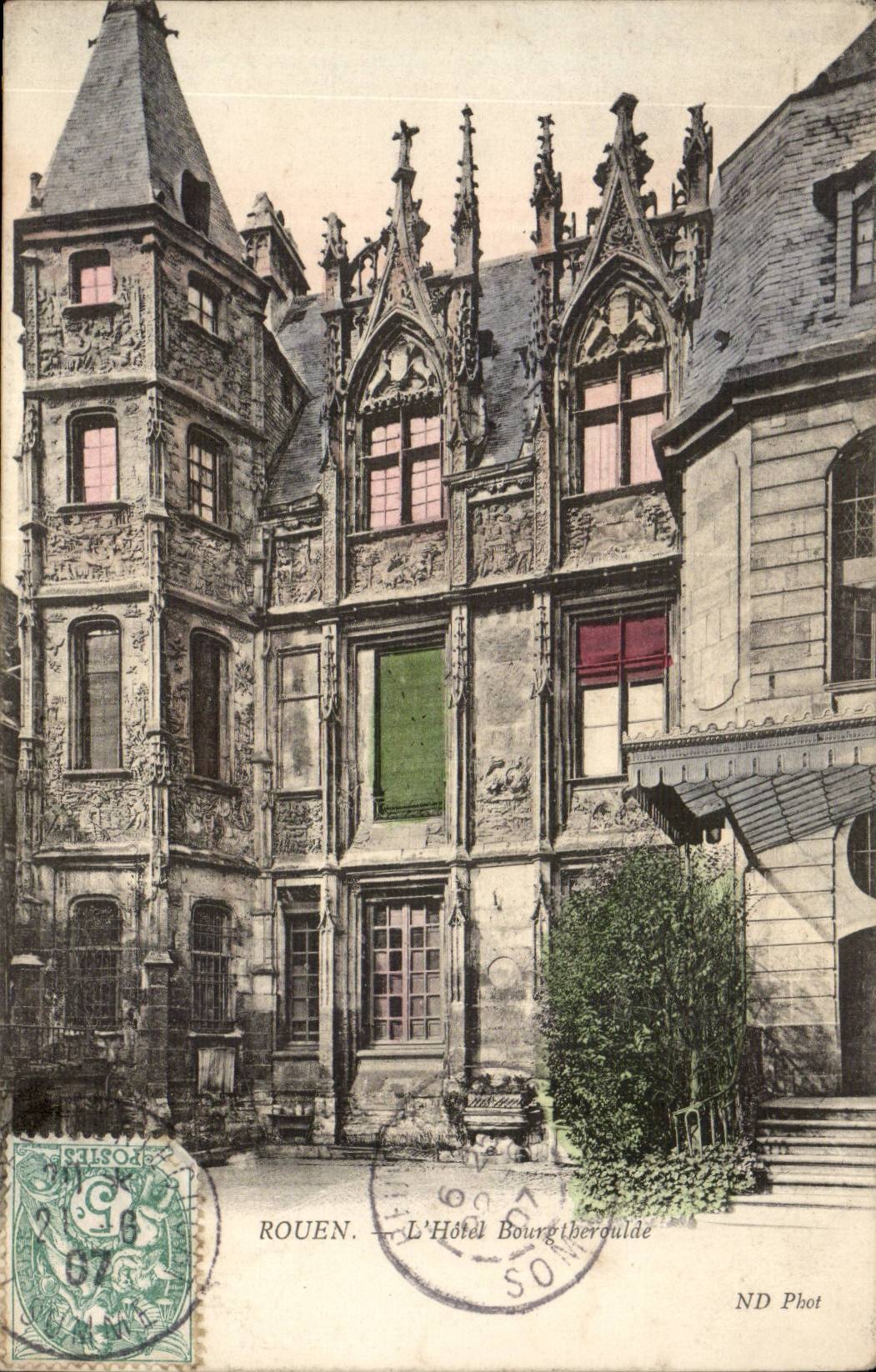 Rouen - the Hotel Theroulde Borough - CPA