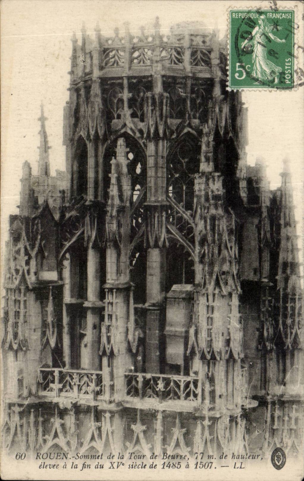 Rouen CPA Summit of the tower of Beurse