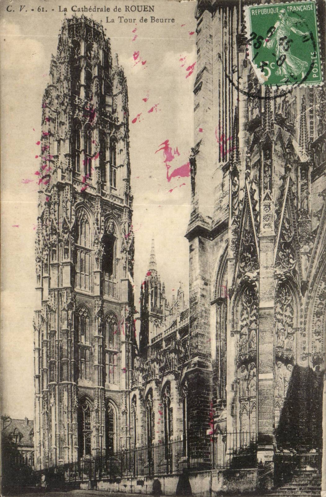 Rouen CPA Cathedral the Butter tower