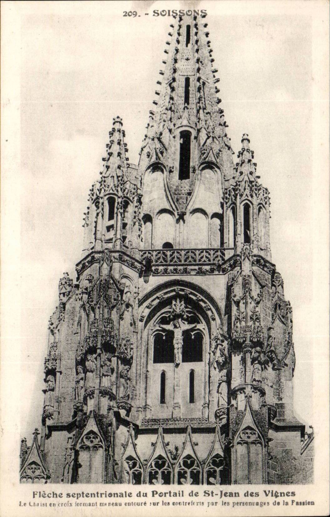 Soissons - Arrow suptentrionale of the Gate of St Jean of the Vines - CPA