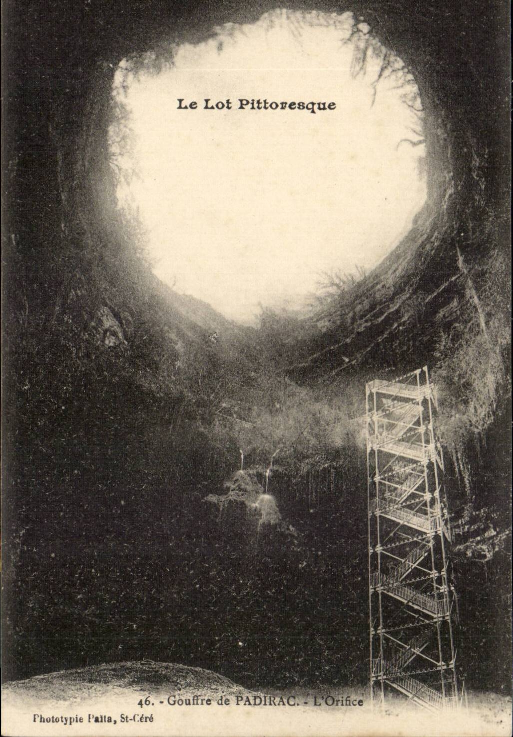 Le Lot - Gouffre de Padirac - L'Orifice - CPA
