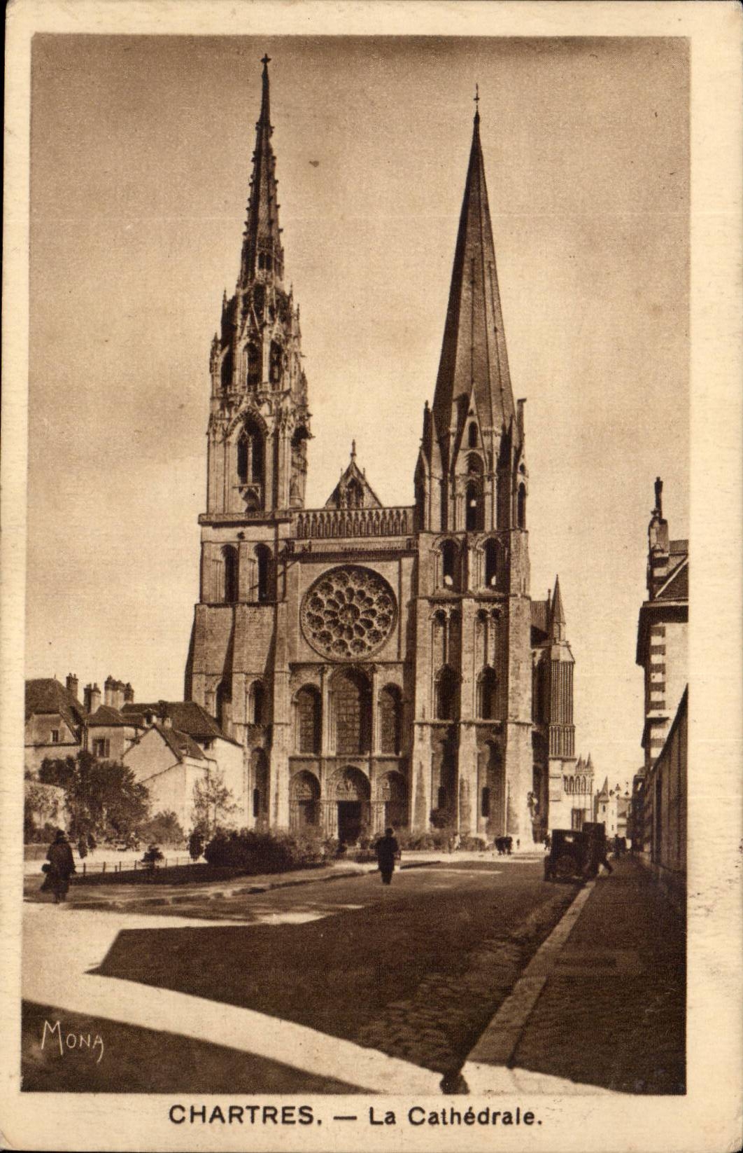 Chartres - the Cathedral - CPA